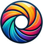 DALL E 2023-11-11 22.48.40 - Create a camera shutter icon with a vibrant and colorful gradient style. The icon should have multiple colors radiating from the center  similar to th-removebg-preview